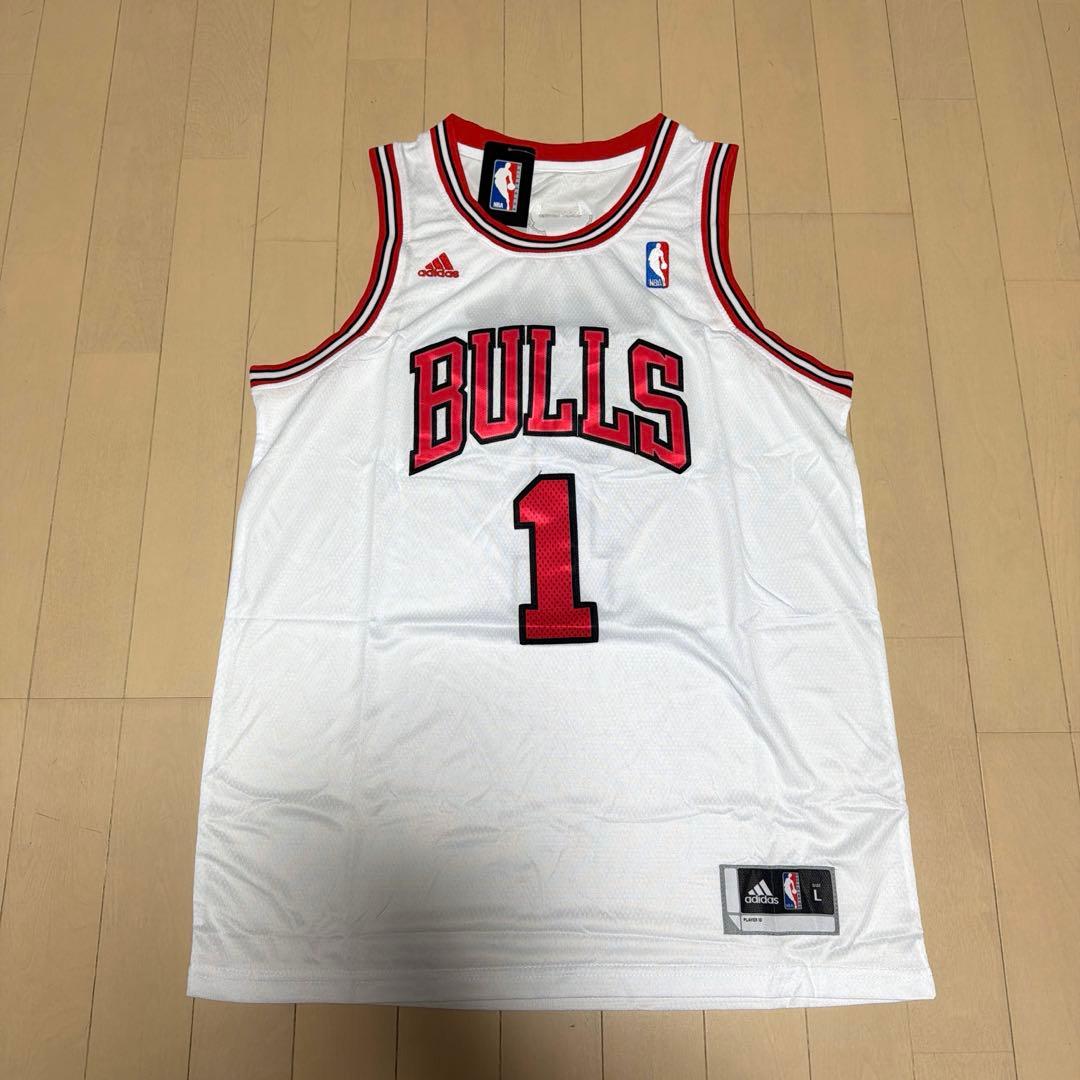 シカゴブルズ デリックローズ 背番号1番 ユニフォーム - メルカリ