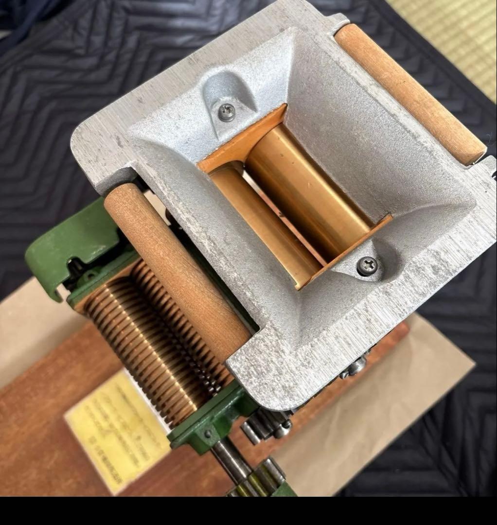 小野式製麺機1型　片刃　動作品 小野式製麺機 1型片刃用 切り刃フレーム製作 - CAMPFIRE (キャンプ