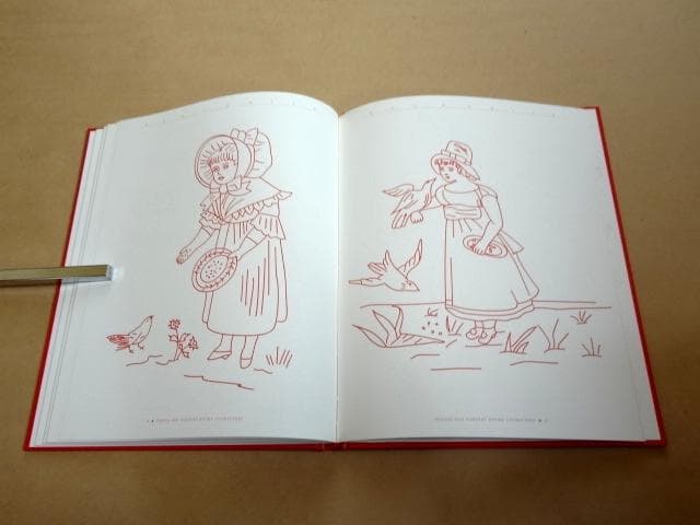 ☆ RED & WHITE レッドワークキルト 赤糸 図案集 解説本 2冊セット