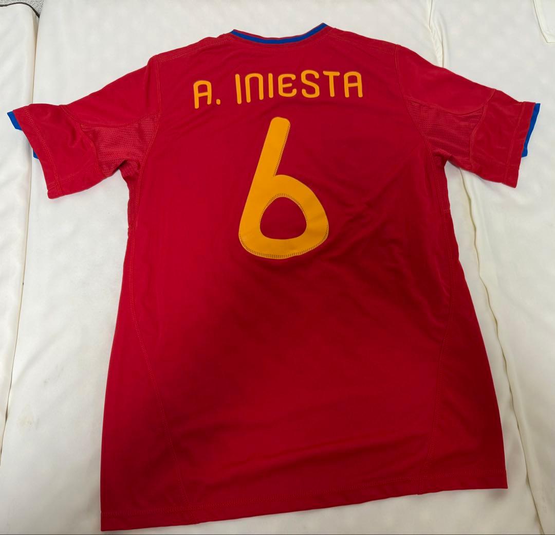 スペイン代表 2010 W杯優勝記念 イニエスタ 決勝戦モデル ユニフォーム