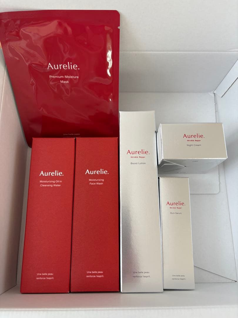 Aurelie.エイジングケアトライアルセット 6点セット ブライトニング トライアルセット しっとりタイプ ca｜トライアル