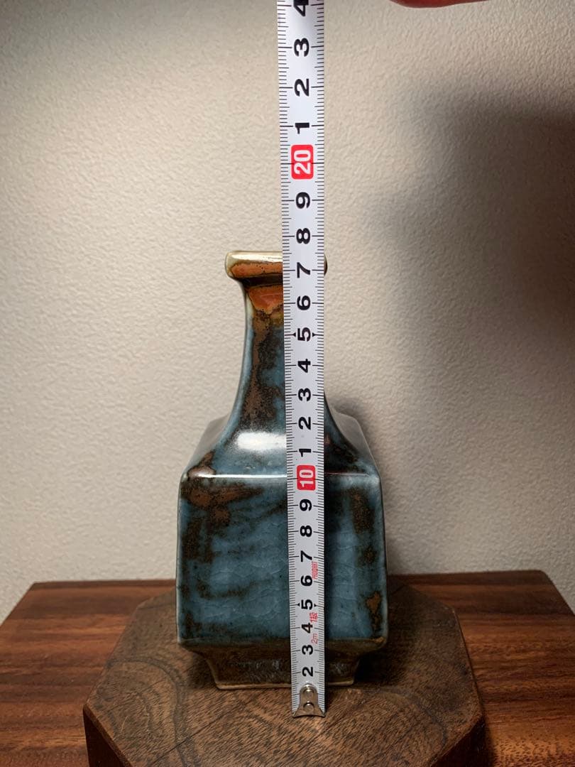 河井武一 呉須方壺 花器 民藝 河井寛次郎 河井久 - メルカリ