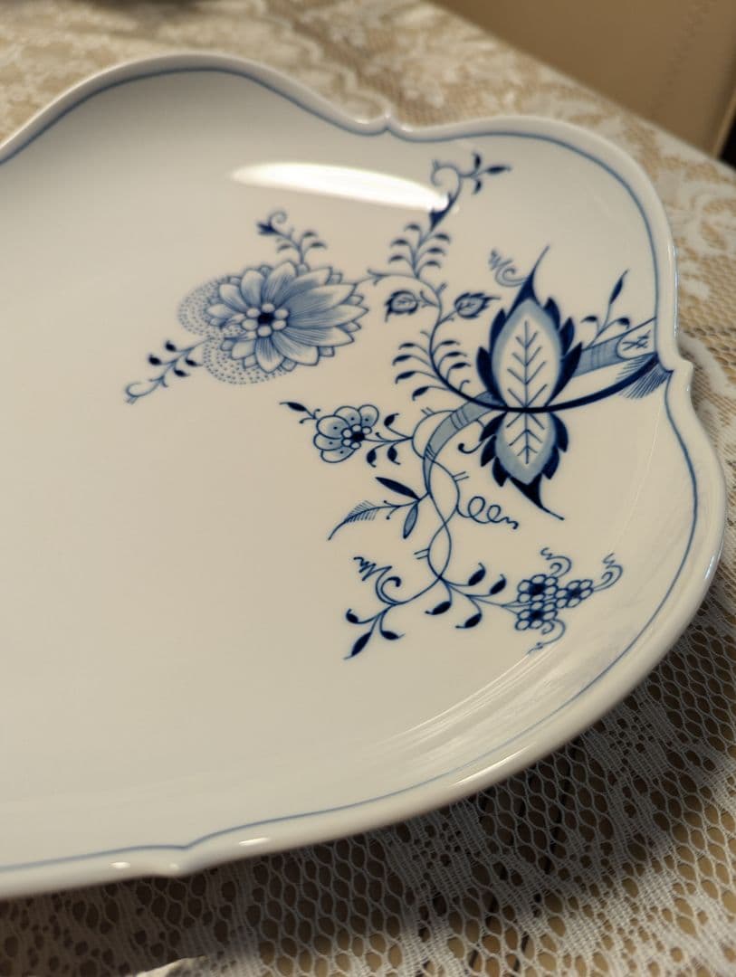 マイセン　ブルーオーキッド　プレート　28.5cm