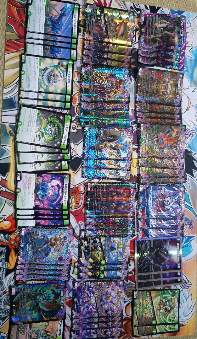 黒緑アビス　デッキパーツ　デュエマ　まとめ売り CS優勝構築】黒緑アビス【微高レートデッキ】＋改造パーツ22枚 22枚の