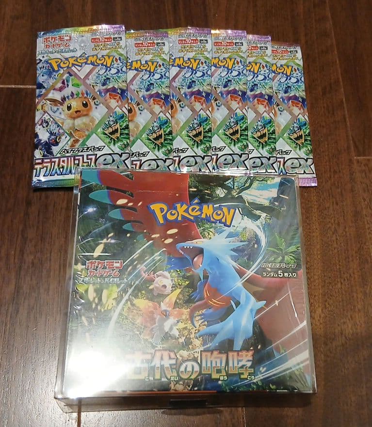 古代の咆哮シュリンクつき1BOX　テラスタル6パック 抽選販売 古代の咆哮1BOX | すえひろトレカ