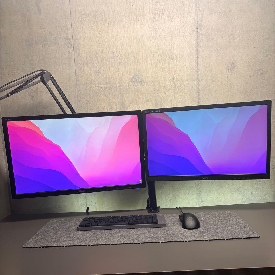デュアルモニターセット】ASUS IIYAMAモニターアーム付 /定価6万円〜 楽天市場】【スーパーSALE限定特価】モニターアーム 2画面 デュアル