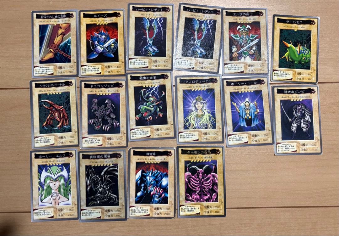 初期 バンダイ 遊戯王OCG デュエルモンスターズ カードセット 約200枚