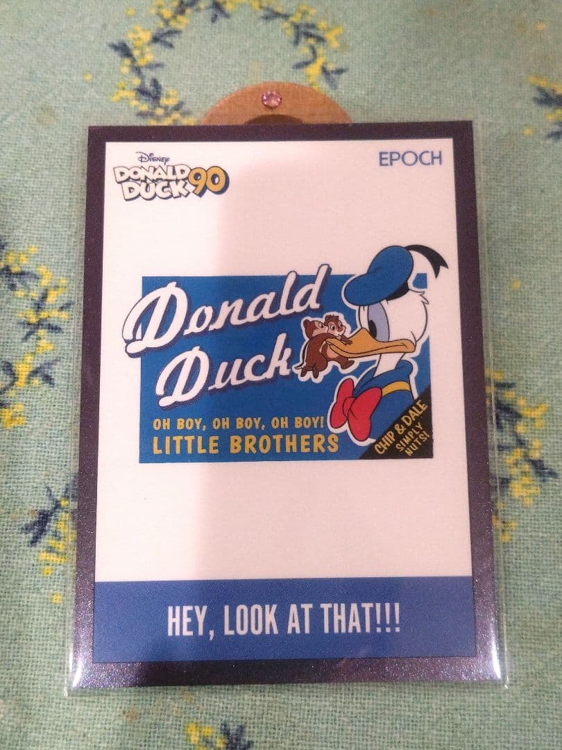 世界225枚限定 ドナルドダック90thプレミアムコレクションカード