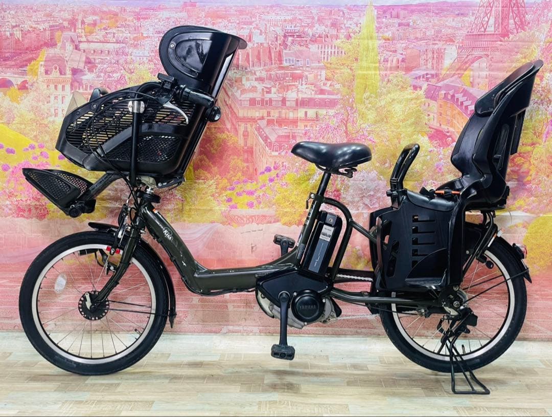 ZK3488 電動自転車 ヤマハ パスキス 子供乗せ 20インチ 送料無料