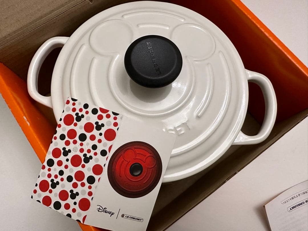 ルクルーゼミッキー90周年デザイン シグニチャーココットロンド18cm