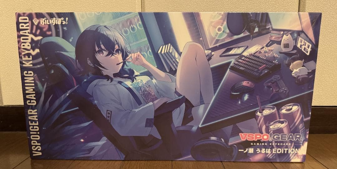 Vspo Gear 一ノ瀬うるは ゲーミング キーボード ぶいすぽっ！ ぶいすぽっ! (ブイスポッ!) VSPO!GEAR ゲーミングキーボード 一ノ瀬