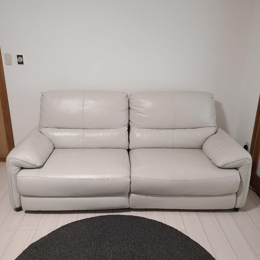 NITORI電動リクライニングソファー ニトリ（NITORI） ソファー ソファ 3人掛け テーブル付き電動