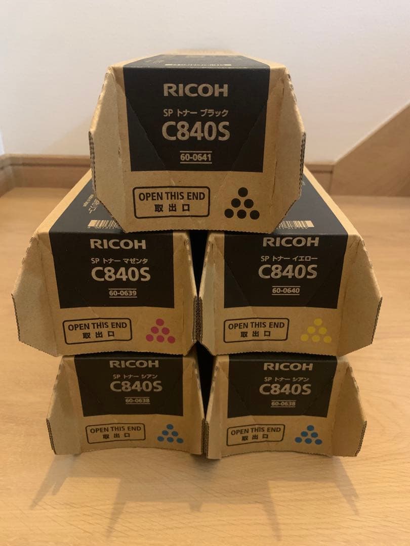 RICOH 純正 トナー C840S 4色 5本 - メルカリ