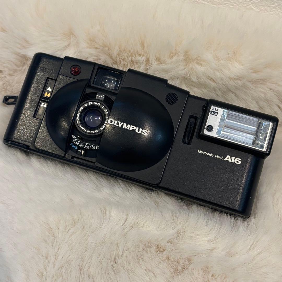 【希少値下げ】OLYMPUS XA2＋A16コンパクトフィルムカメラ 希少値下げ】OLYMPUS XA2＋A16コンパクトフィルムカメラ
