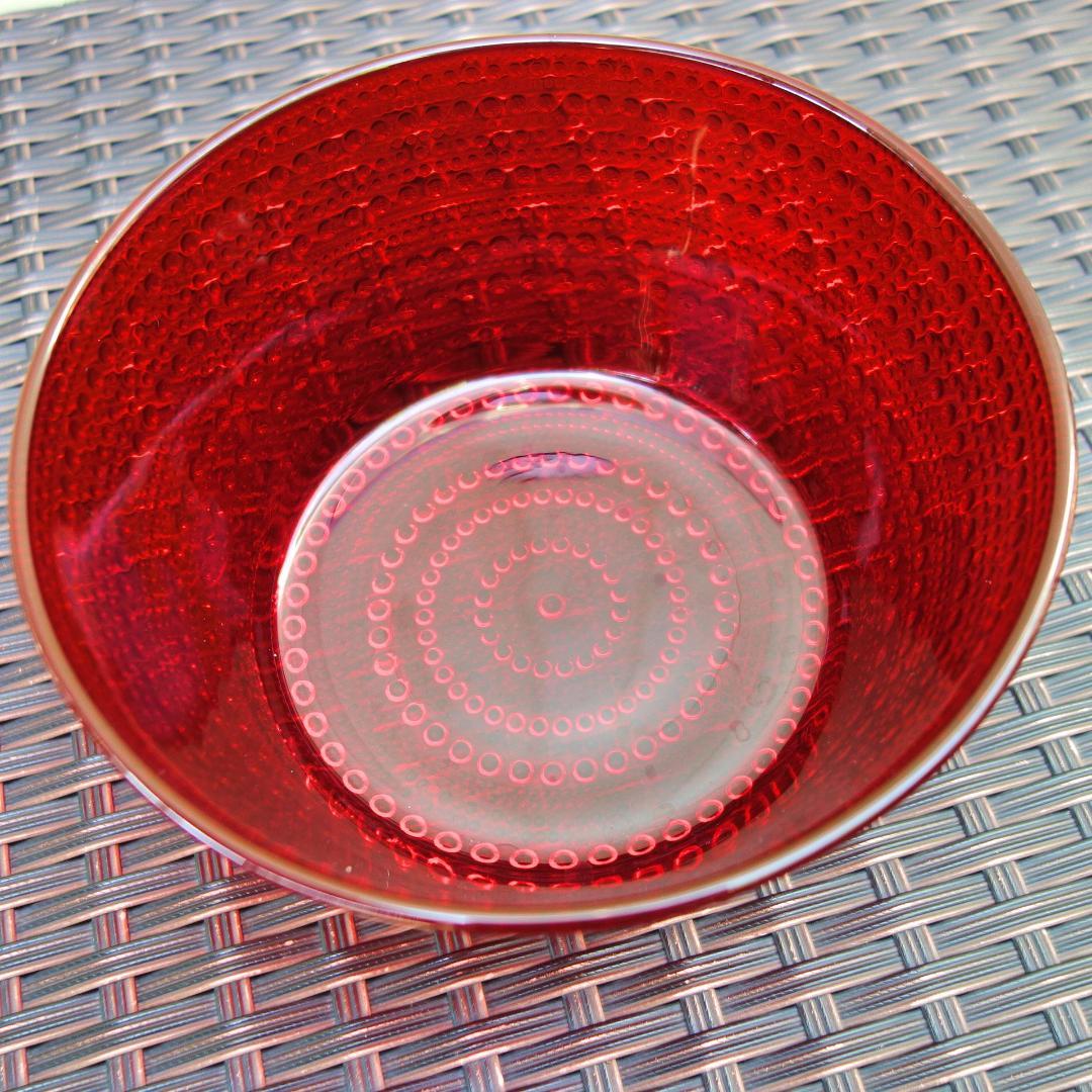 イッタラ カステヘルミ 《サービング ボウル1.9L》大型 レッド=廃版レア品