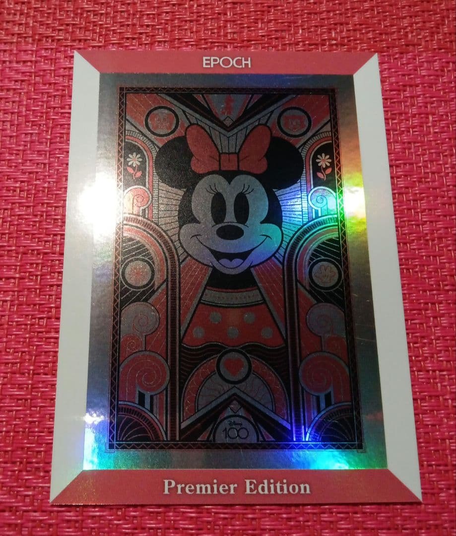 ディズニー100　エポック　ミニーマウス　プラチナムインサートパラレル　カード Disney創立100周年 2023 EPOCH PREMIER EDITION コレクションカード