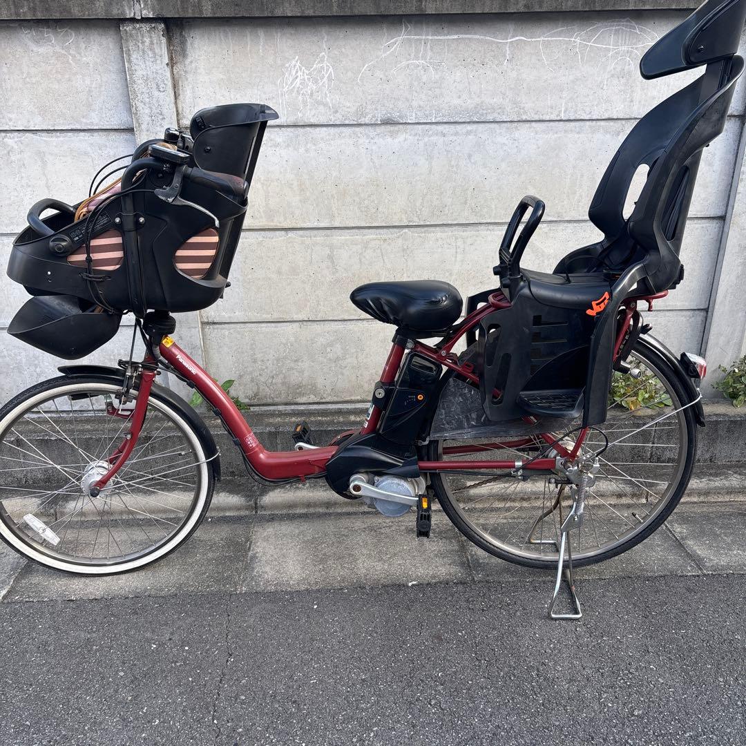 電動アシスト自転車 チャイルドシート付き 充電器あり　後輪タイヤパンク PELTECH（ペルテック） パンクしない PELTECH TDN-212L 20型フル装備