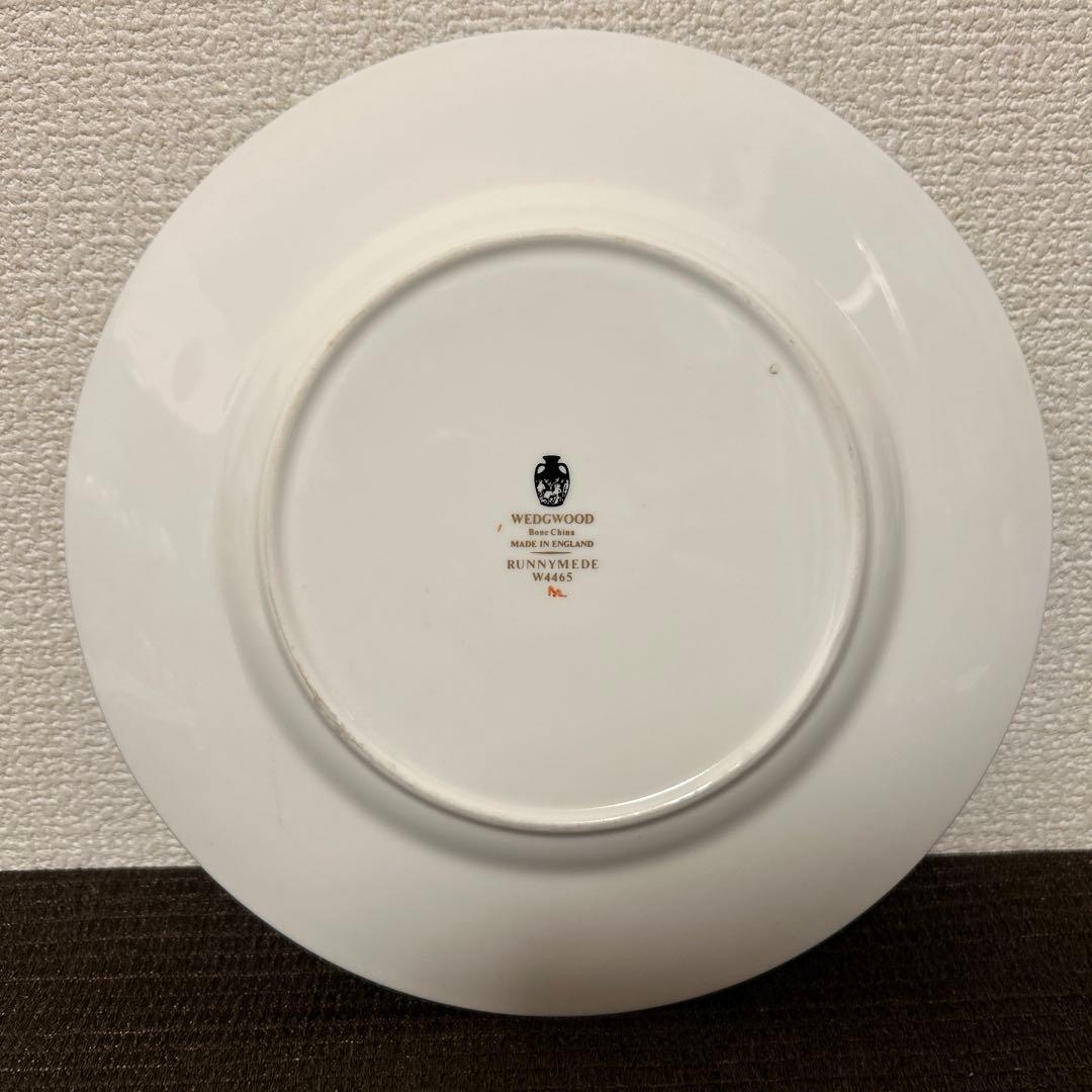 ウェッジウッド　ラニーミード　ターコイズ　デザートプレート　20.5cm