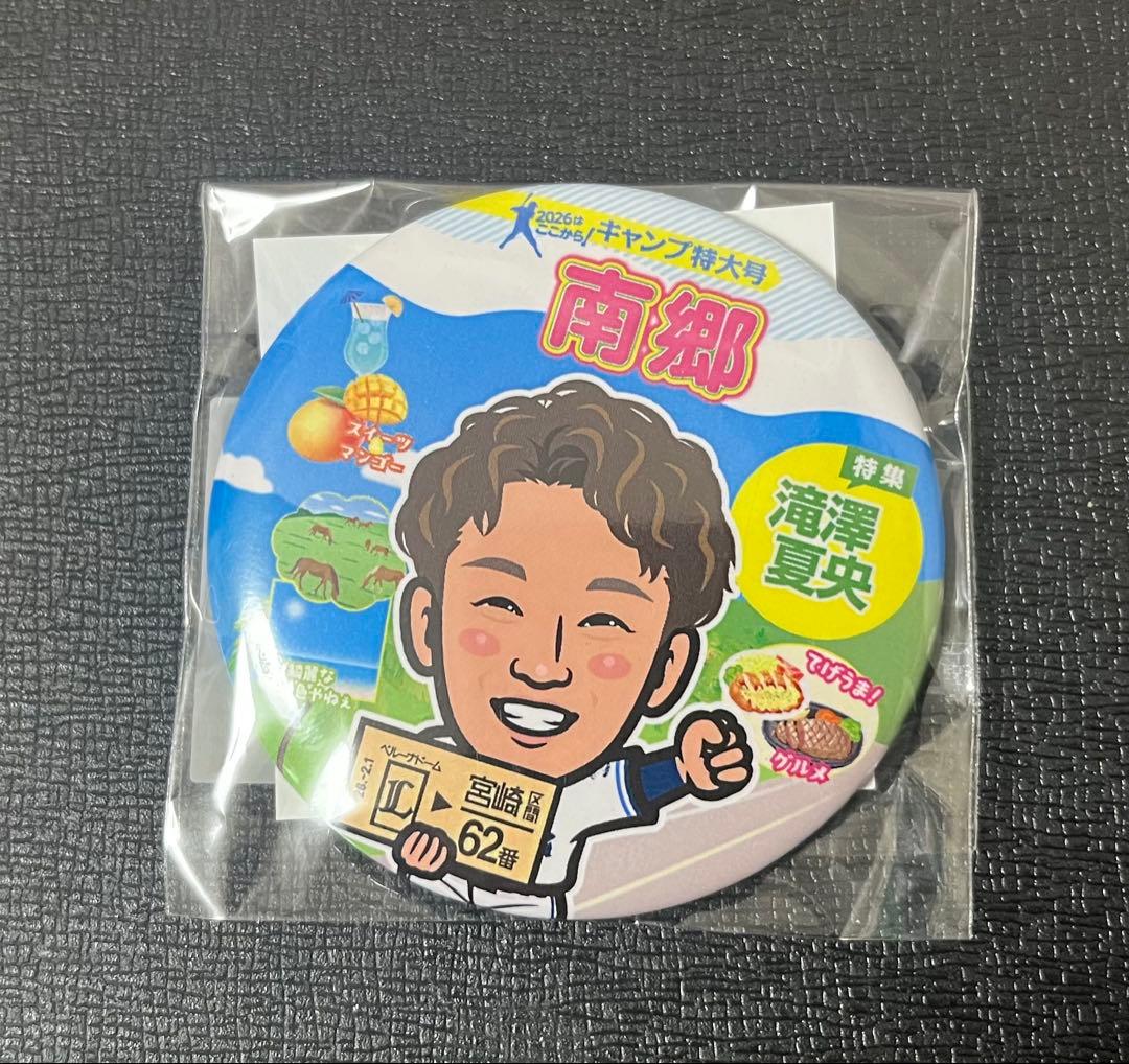滝澤夏央 春季キャンプ2026 缶バッジ 埼玉西武ライオンズ - メルカリ