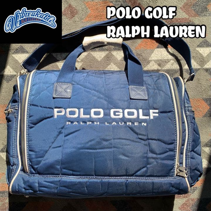 ポロゴルフ ラルフローレン 2way ボストンバッグ 90s ビンテージ 中古・古着通販】POLO RALPH LAUREN (ポロ・ラルフローレン) 2way