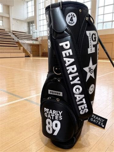 PEARLYGATESパーリーゲイツスタンド式キャディバック ブラック - メルカリ