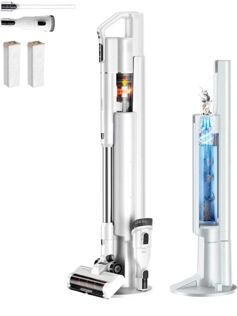 2025年最新V500コードレス掃除機充電・収納・ゴミ収集一体型定価24800円 楽天市場】【スーパーSALE特別価格 35％OFF！】☆2年保証☆ UWANT V500