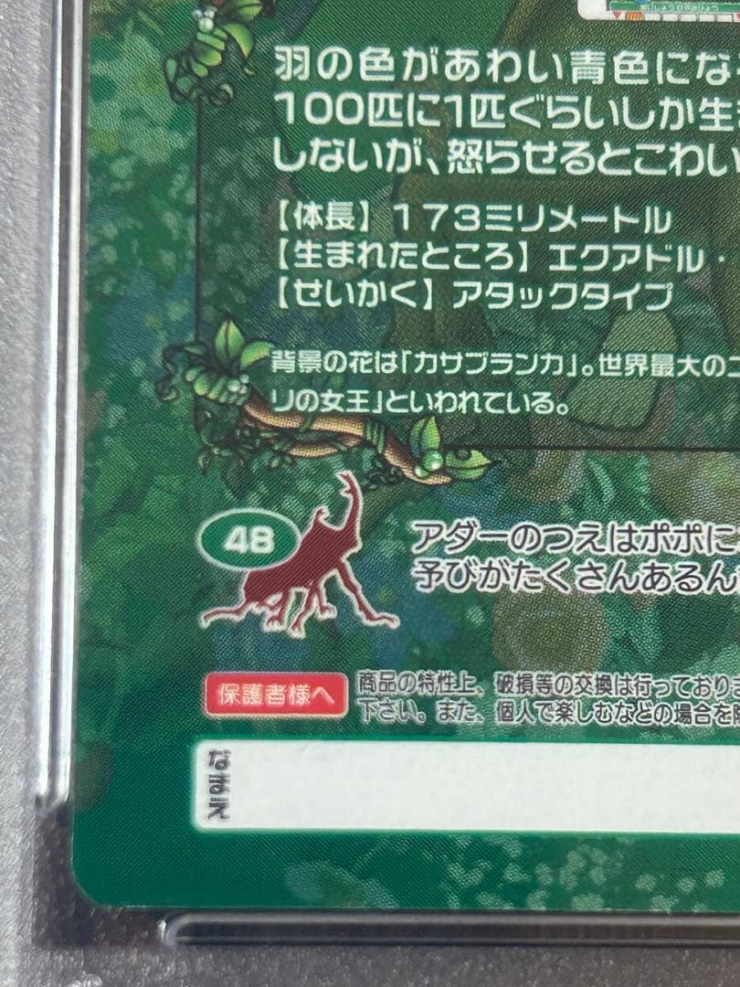 PSA8】ヘラクレスリッキーブルー アダーコレクション ムシキング 5周年