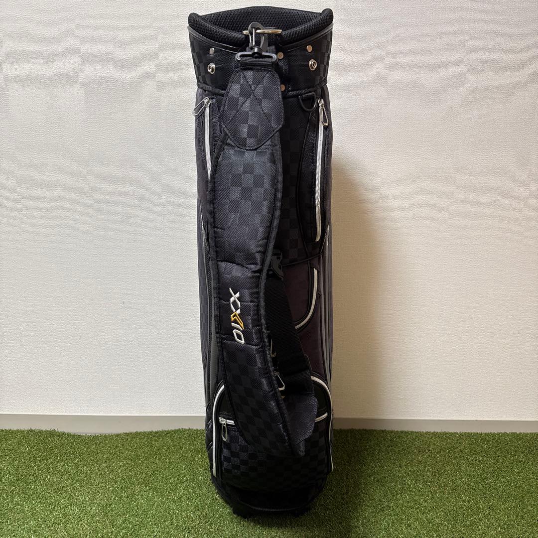 XXIO ゼクシオ キャディバッグ 軽量 2.2kg 9.5型 ブラックチェック