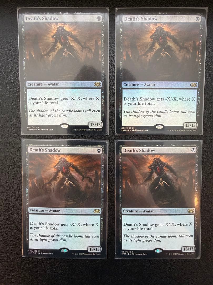 MTG 死の影/Death's Shadow FOIL 日 4枚 - メルカリ