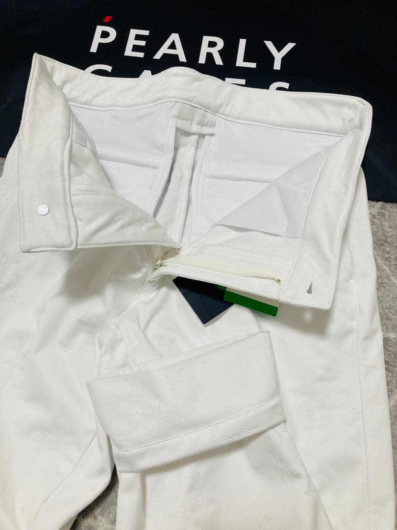 新品 ジャックバニー ピンソニック裏フリース 防風テーパードパンツ(5)L/白 パンツ ジャックバニー ピンソニック 裏フリース レディース