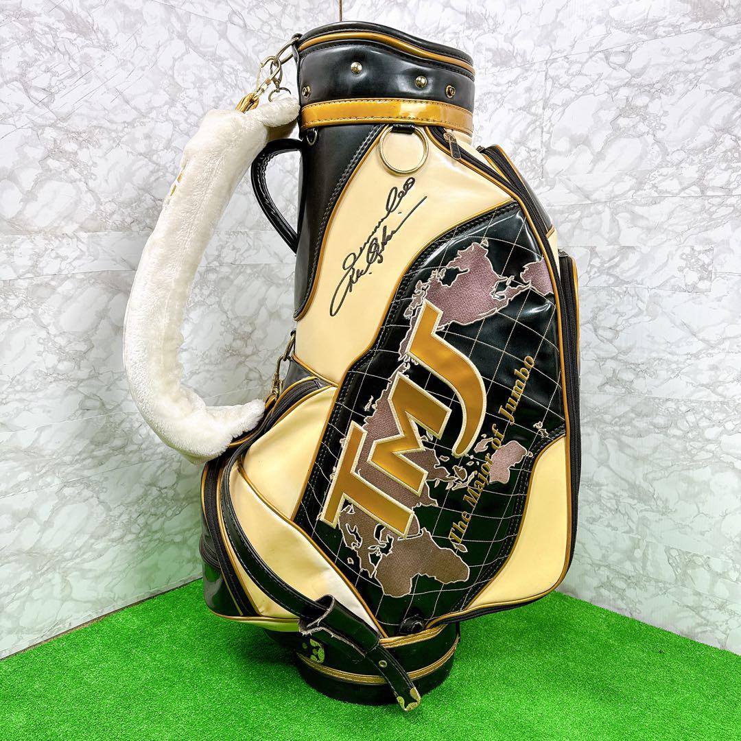 希少】 ジャンボ尾崎 TMJ ツアー プロモデル キャディバッグ ゴルフ