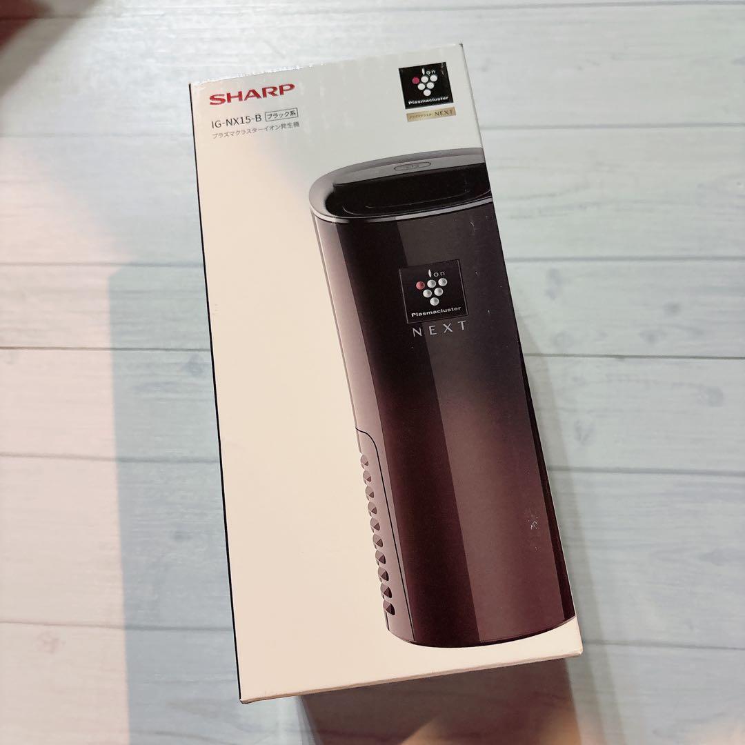 新品未開封 SHARP プラズマクラスターイオン発生機 IG-MX15-B Amazon | シャープ プラズマクラスター イオン発生機 車載用 カップ型