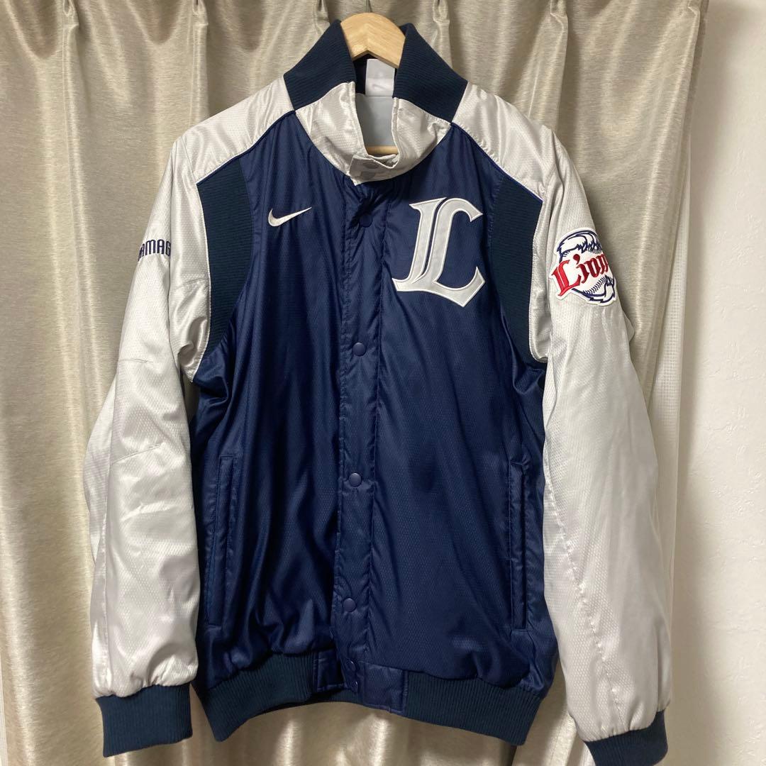 西武ライオンズ スタジャン ナイロンジャケット NIKE製 ビンテージ