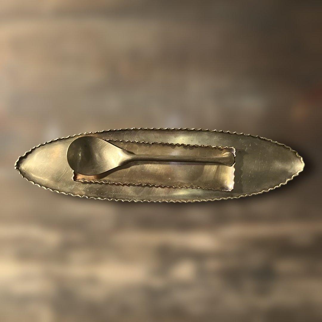 藤田永子　真鍮　スプーン・角トレイ・オーバルトレイ3点セット 藤田 永子 】真鍮の蓮華 « gullam.life&arts グラム. ライフ & アーツ