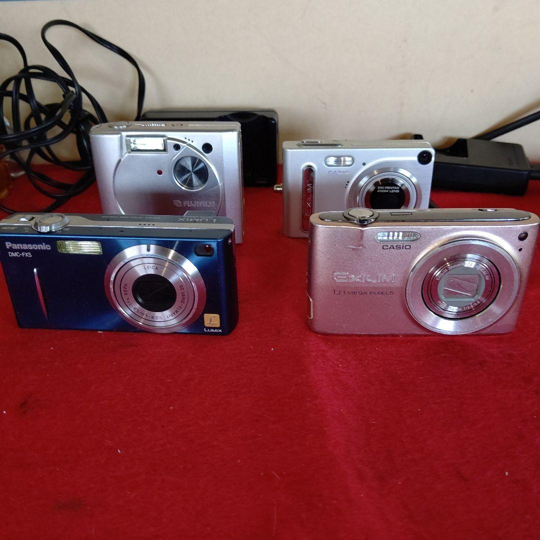 デジタルカメラ4台まとめ売りジャンク