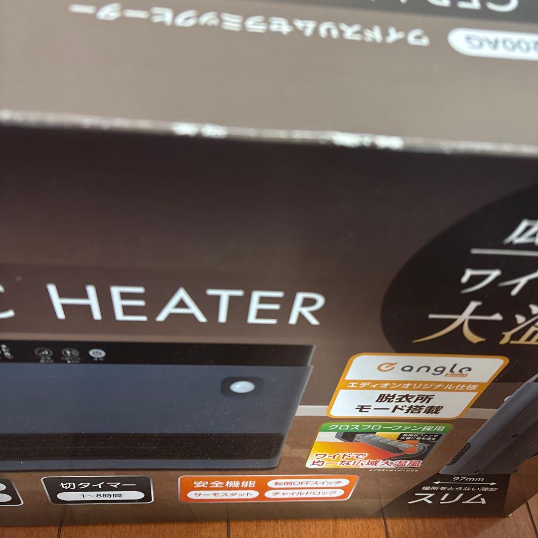 C.NET ワイドスリムセラミックヒーター EDWC1200AG - メルカリ