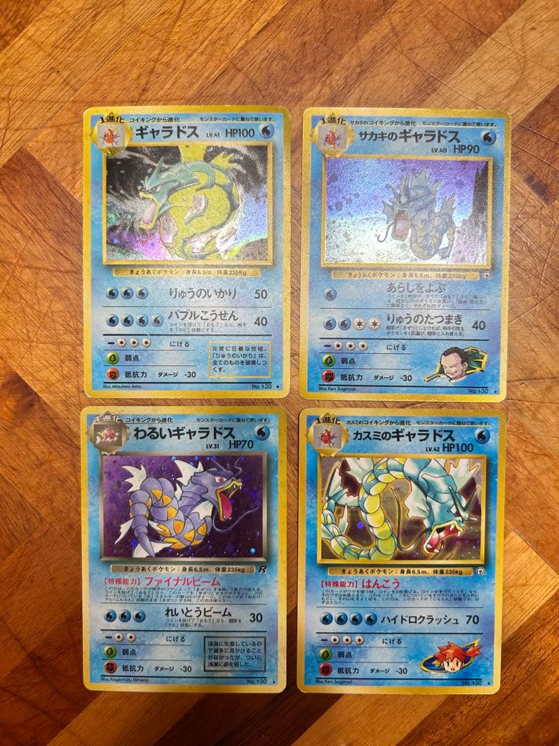 ポケモンカード　旧裏　 ギャラドス セット ポケモンカード旧裏 サカキのギャラドス♡仲間たち キラ12枚セット