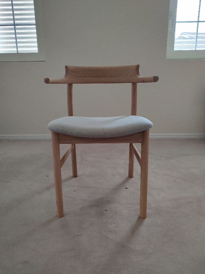 アクタス SOUP スープ ハーフアームチェアC オーク ミルク