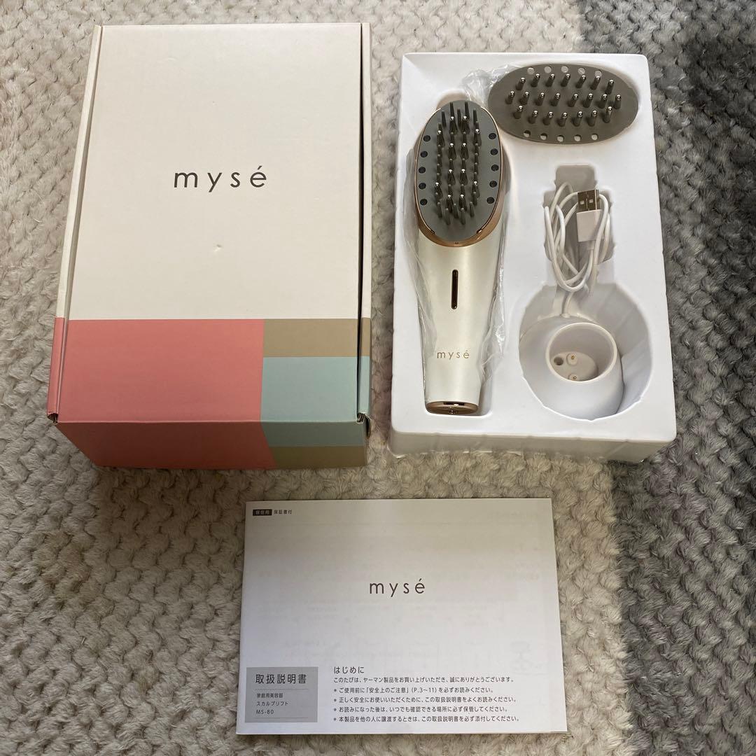 ヤーマン myse MS-80W スカルプリフト（ポーチセット） myse（ミーゼ） MS-80W-1 [EMS美顔器