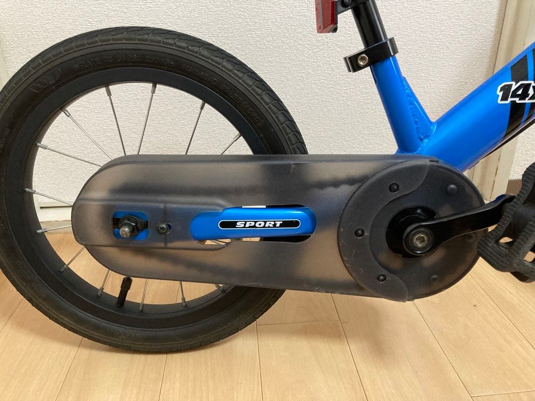 神戸市引取限定】STRIDER 14X ストライダー キッズバイク 子供 青