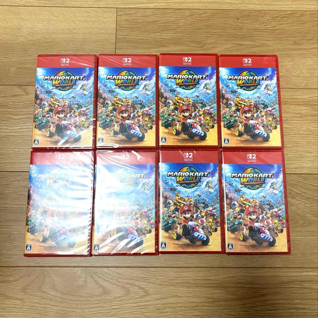 【新品】MARIOKART WORLD マリオカートワールド　8本セット Amazon.co.jp: Nintendo Switch 2(日本語・国内専用) マリオカート