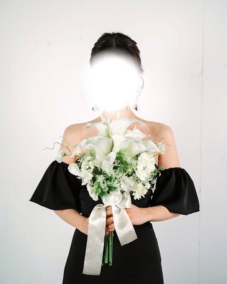 清楚アーティフィシャルフラワーブーケ ブーケ アーティフィシャルフラワー ウェディングブーケ 紫陽花と