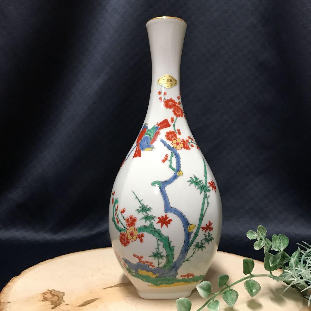 新品 有田焼 花瓶 錦花鳥紋 弥左衛門窯 - メルカリ