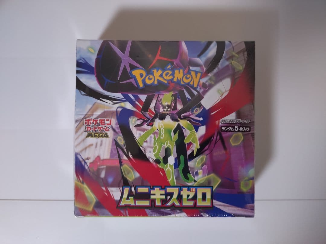 【新品未開封】ポケモンカードゲーム ムニキスゼロ1BOXシュリンク付き 未開封シュリンク付】ポケモンカードゲーム ムニキスゼロ 1BOX 新品未