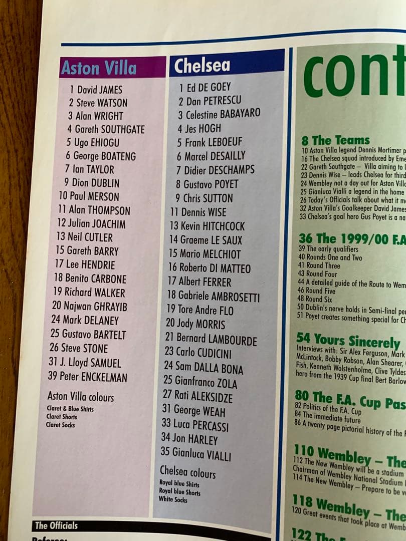 00FA CupFinalプログラム 旧ウェンブリー最後の決勝戦 - メルカリ