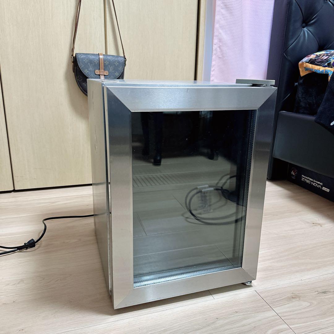 コンパクト冷蔵庫 ステンレススチール ガラス扉 Amazon | Shelddi 冷蔵庫 93L コンプレッサー式 透明ガラスドア