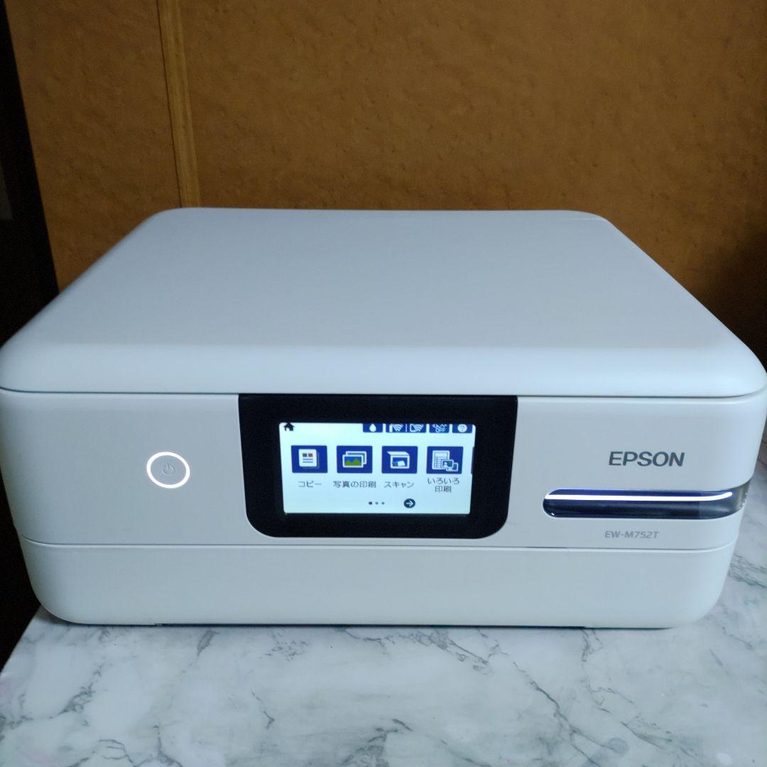 希少・受注生産 エプソンプリンターエコタンクEW-M752T総印刷枚数1107