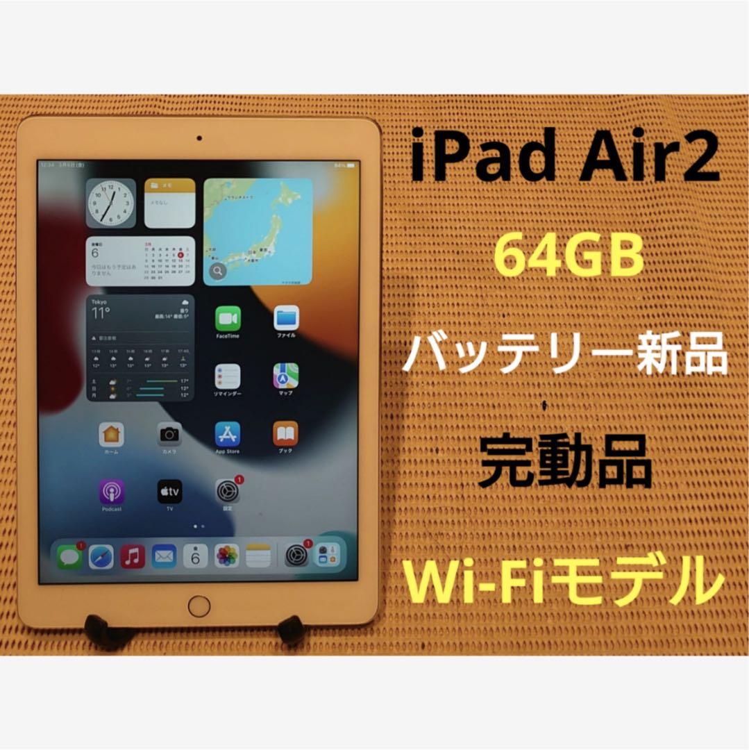 完動品iPad Air2(A1566)本体64GBシルバー送料込TG5VY - メルカリ