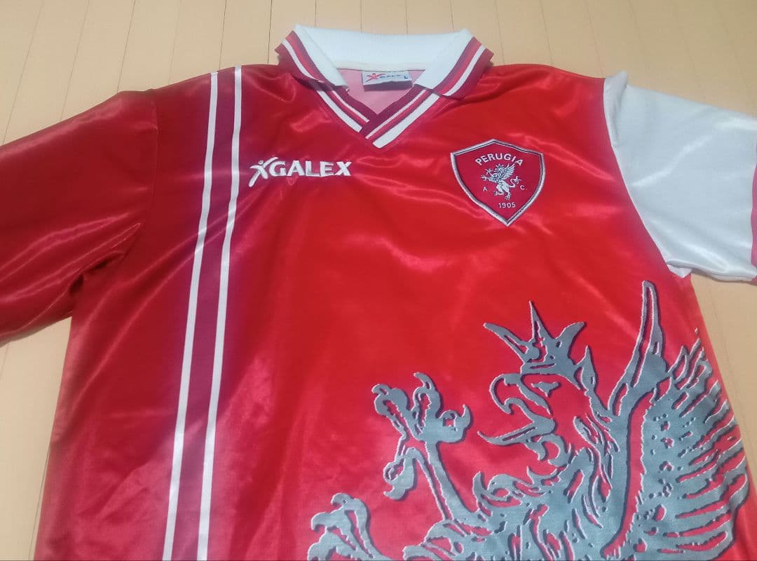 GALEX ペルージャ 98-99（H）中田英寿 ゲームシャツ - メルカリ