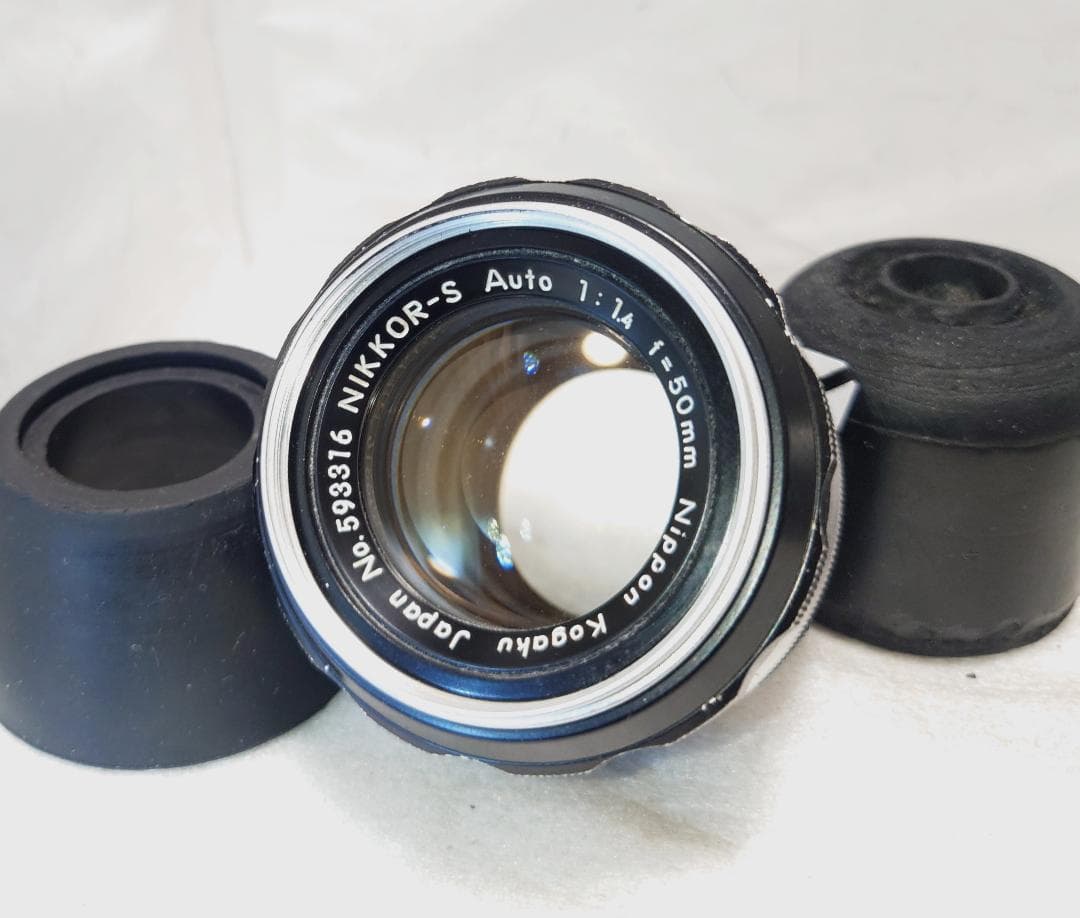 ★人気初期型！極上★NIKON NIKKOR-S 50mm F1.4 自力AI改 徹底解説]NIKKOR-S Auto 50mm F1.4初期型をAi改造する方法。初心者でも